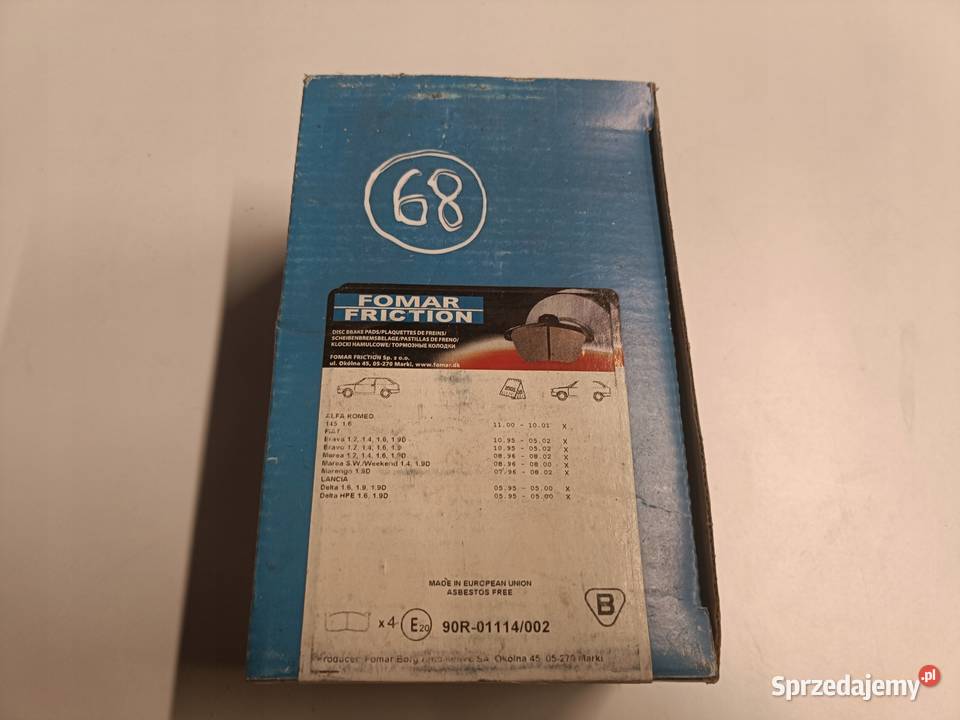 Alfa Romeo 145 Fiat Bravo I Brava PRZEDNIE Chełm