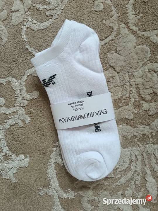 Komplet skarpetki męskie stopki Emporio Armani Bielizna sprzedam