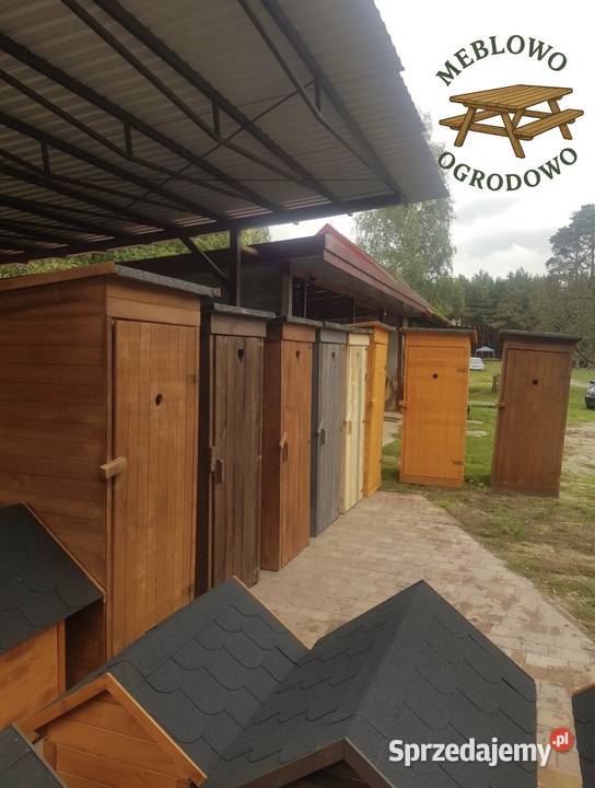 WC drewniane Kibel Swawojka solidna duża z Sosny Radomsko