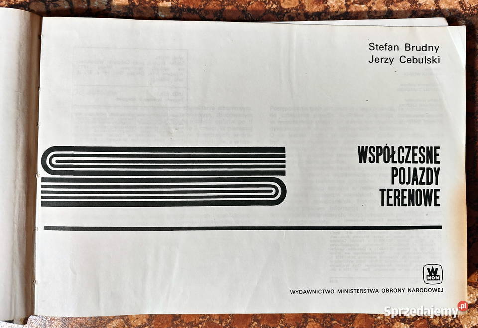 Ksiązka Współczesne Pojazdy Terenowe 1975 Stefan Lublin