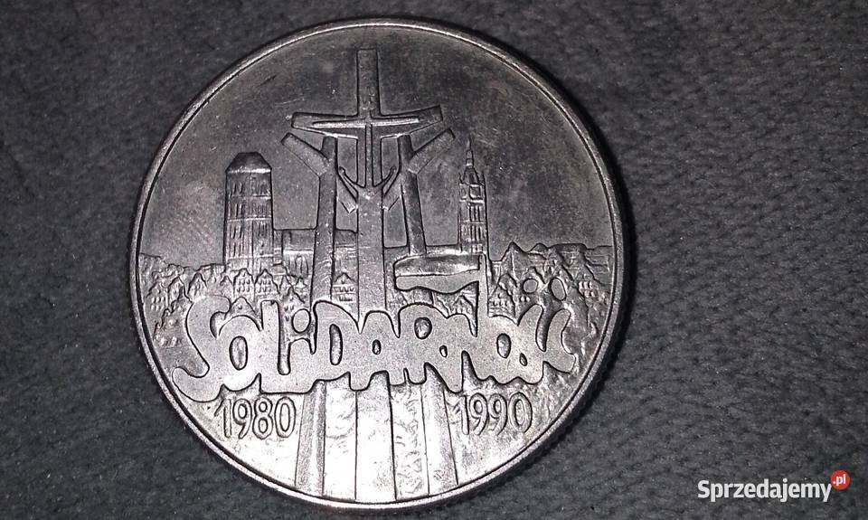 Monety PRL 2 solidarności z 1990 Kobierzyce