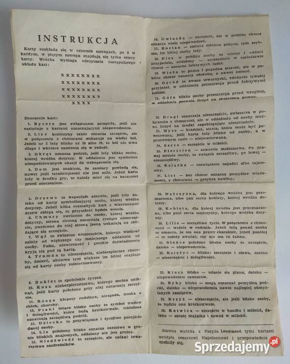 Karty kabała mazowieckie