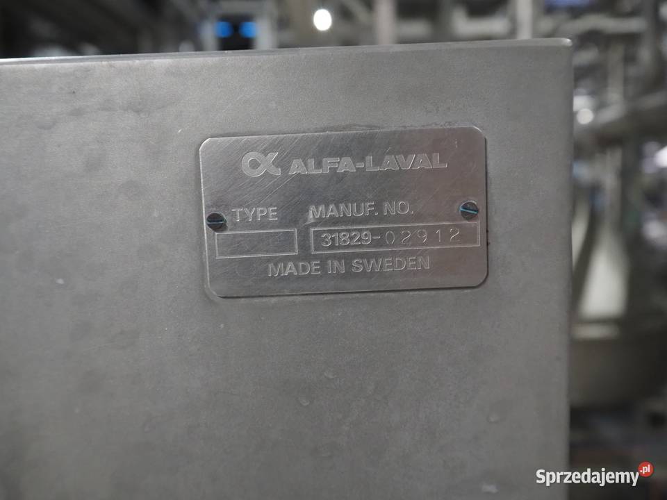 Wirówka Alfa Laval używana jako odtłuszczarka Krotoszyn