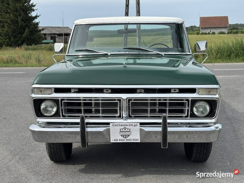 Ford F100 FORD F100 CUSTOM 1976 302 V8 50 zielony Ford lubuskie Sulechów