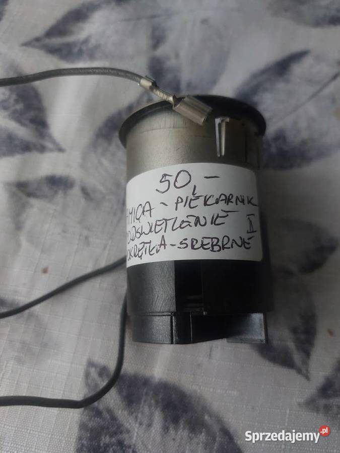 AMICA PIEKARNIK PODŚWIETLENIE POKRĘTŁA 2 SREBRNE małopolskie Nowy Sącz