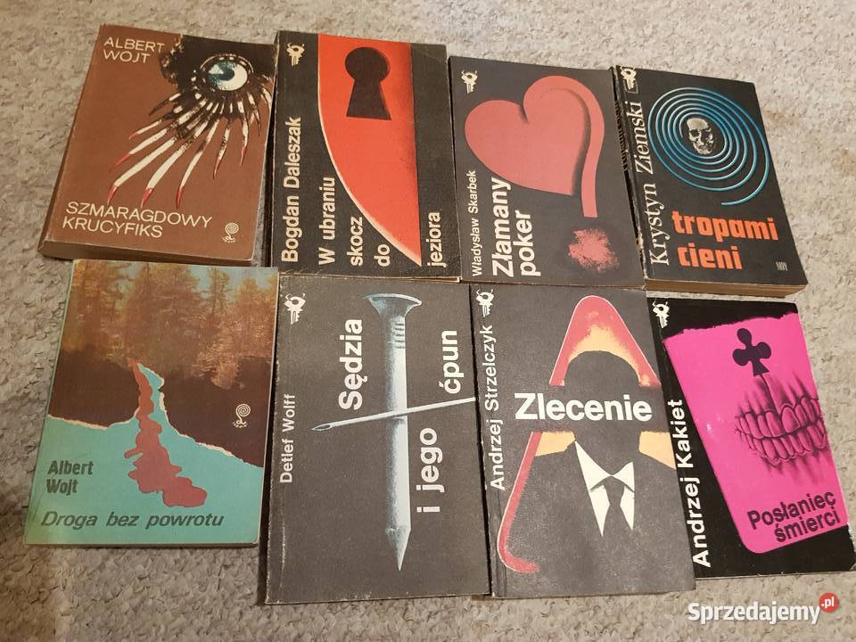 Kryminały z 2 połowy XX wieku 64 sztuki zestaw Poznań
