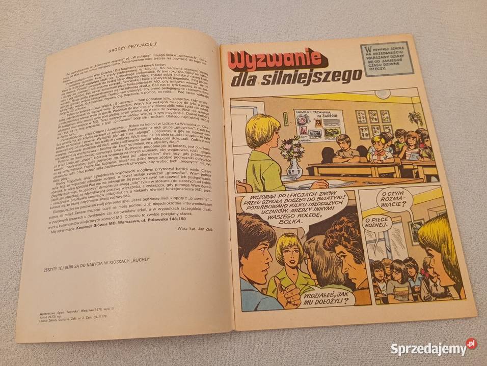 Kapitan Żbik Wyzwanie silniejszego Wydanie II Rok wydania 1978 łódzkie Łódź