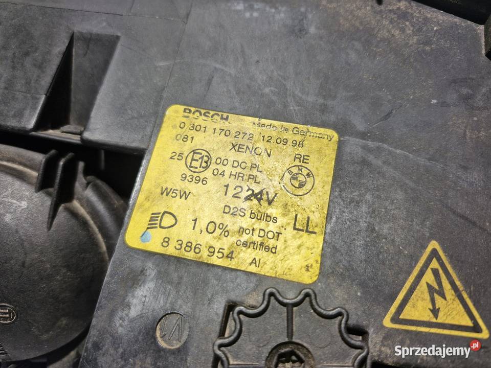 BMW E38 LIFT LAMPA PRZEDNIA PRAWA XENON EUROPA dolnośląskie