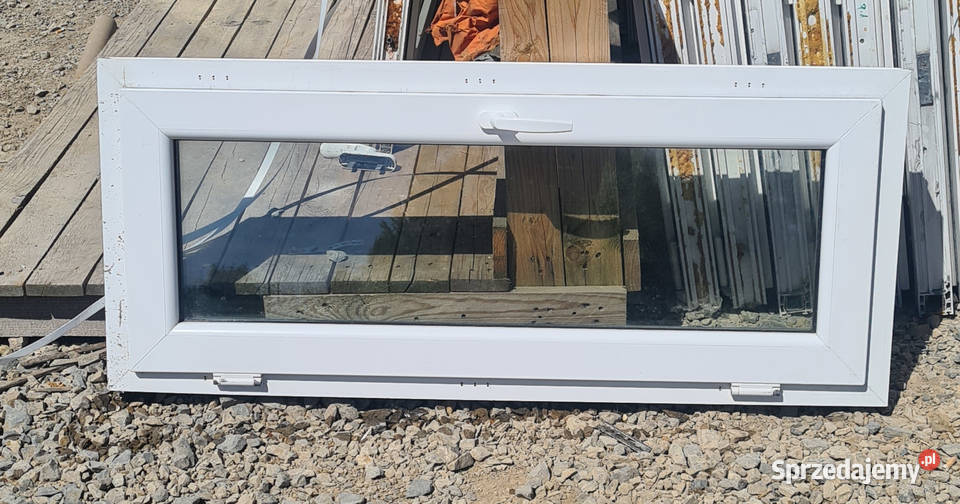 OKNA KacprzaK OKNO PCV 123X53Używane Plastikowe