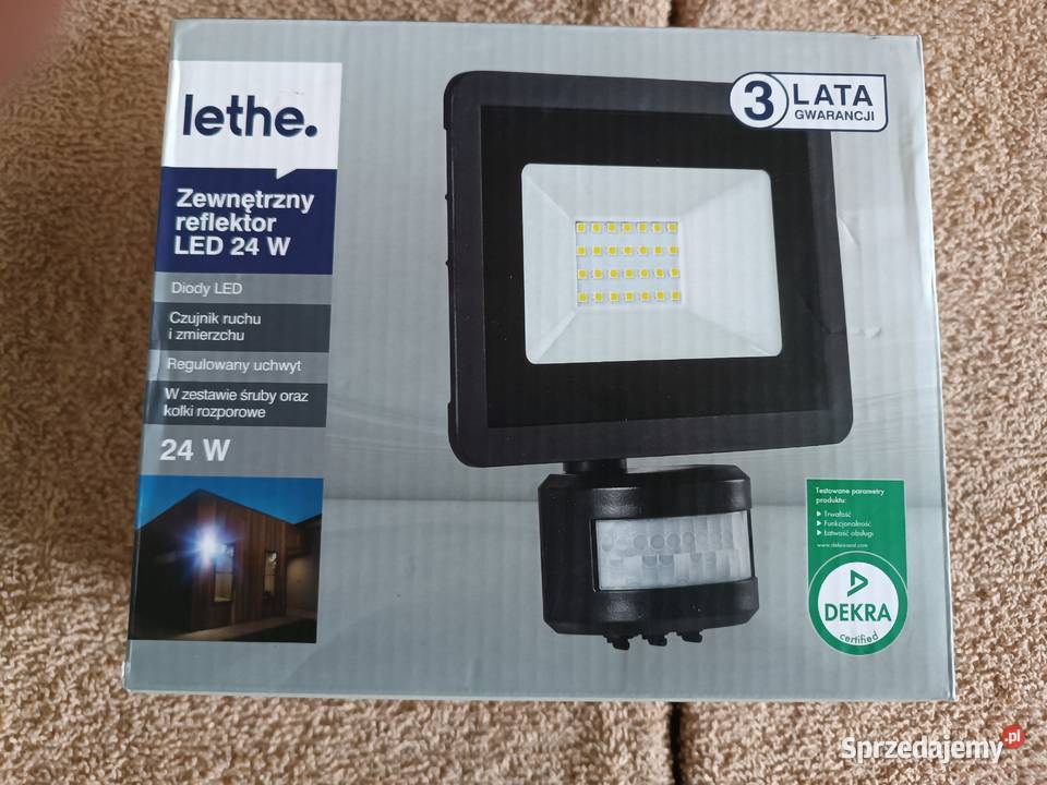 Zewnętrzny reflektor LED 24W 2000 Im lethe Halogeny i naświetlacze Kędzierzyn-Koźle