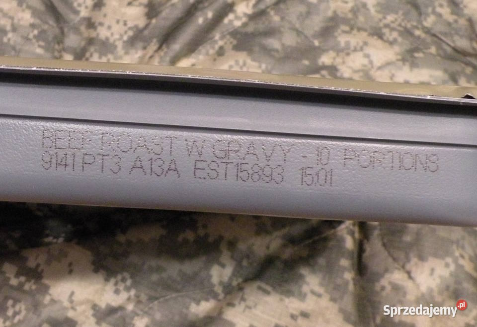 MRE Us Army Tray pack Beef roast dolnośląskie Wrocław sprzedam