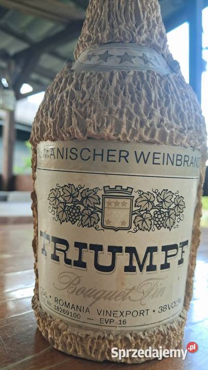 Butelka Kolekcjonerska TRIUMPF Weinbrand Vintage Świecie