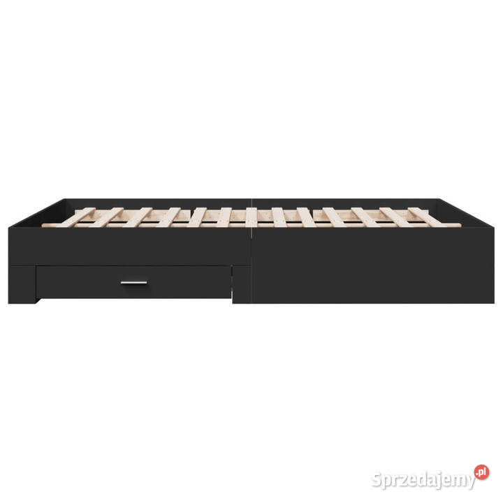 Rama łóżka z szufladami czarna 150x200 WM3280378 Warszawa