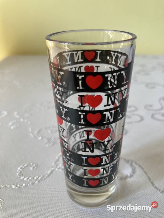 Kieliszek I Love NY USA Dekoracyjny Ozdobny Czerwionka-Leszczyny sprzedam