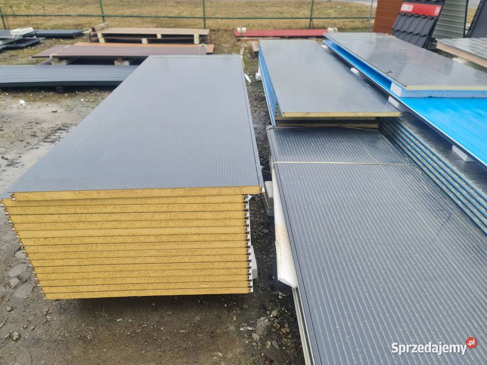 Płyty warstwowe ścienne dachowe 40mm 2gat ręki wielkopolskie Leszno