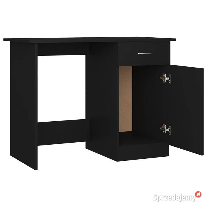 Biurko czarne 100x50x76 materiał drewnopochodny Warszawa