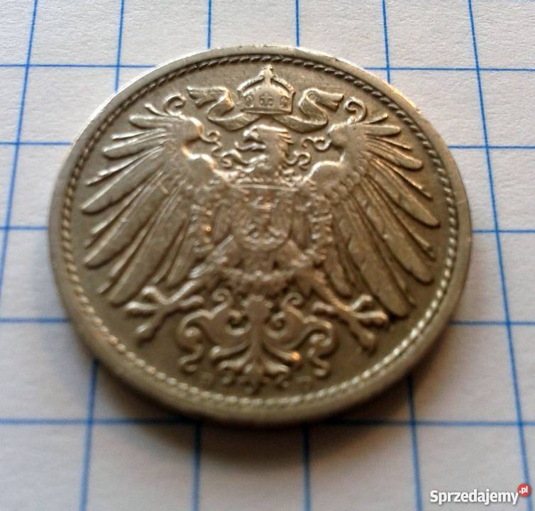 10 PFENNIG 10 FENIGÓW 1908 D NIEMCY Piszczac