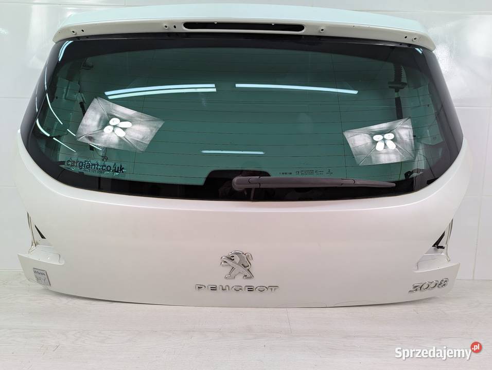 KLAPA BAGAŻNIKA TYLNA PEUGEOT 3008 I LATA osobowe Klapy bagażnika sprzedam