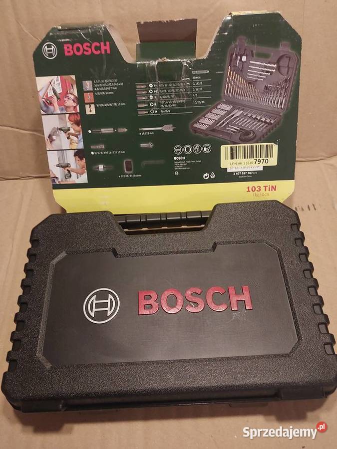 Bosch zestaw końcówek 103 elementy Bełchatów sprzedam