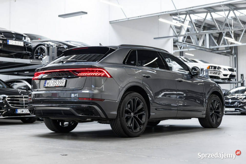 Audi Q8 30 TFSI 340 Webasto Masaże Wentylacja elektrycznie ustawiane fotele Węgrzce