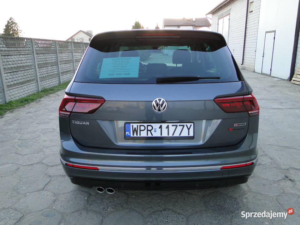 Volkswagen Tiguan II 20 VW RLine TDI 220 DSG 4x4 199000km mazowieckie Parzniew