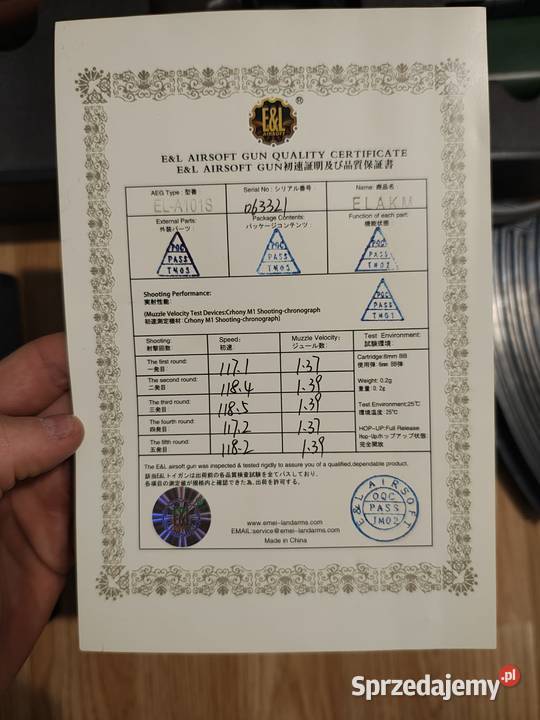 Replika ASG EL AKM Essential zestaw komplet wielkopolskie Konin sprzedam