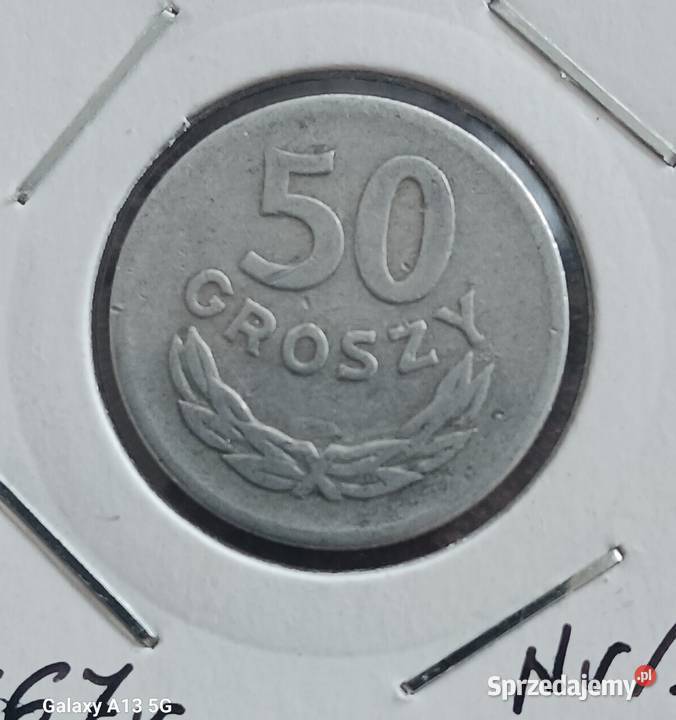 50 Groszy 1967 r 1 najniższy nakład Konin