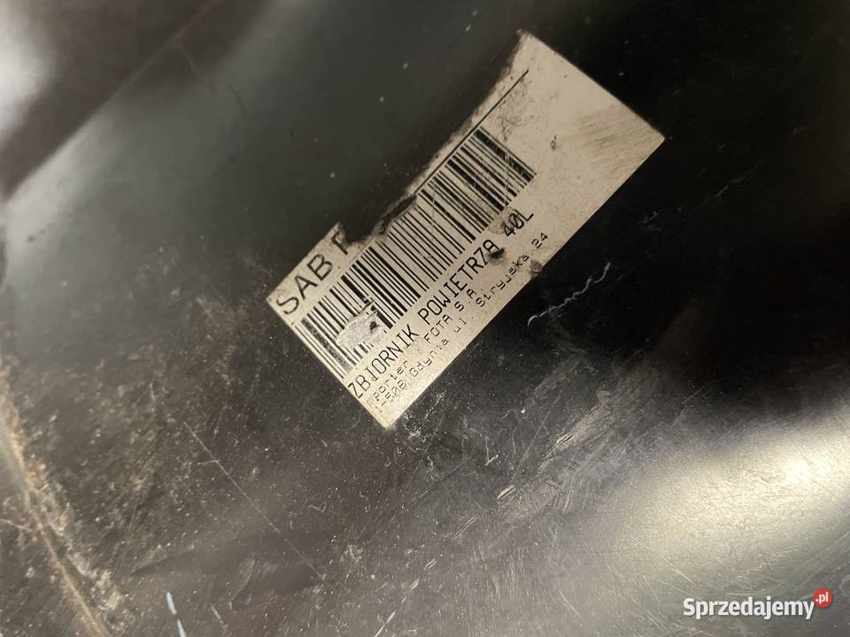 Zbiornik powietrza 40 L ciężarowe Części samochodowe Łazy