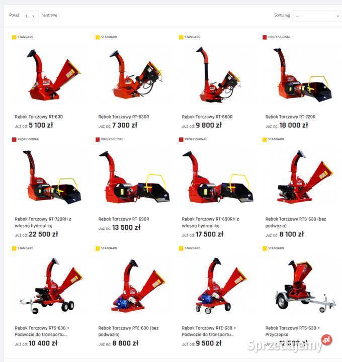 Rębak tarczowy RT630 REMET polska fabryka Połaniec