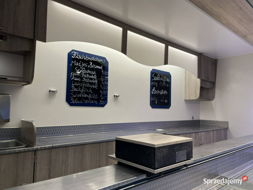 Fiat Ducato Autosklep wędlin Ryb Gastronomiczny czerwony Syców