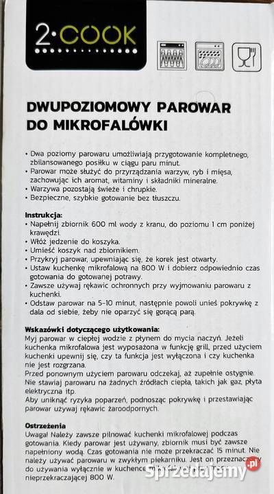 gotujZDROWO Parowar 2poziomowy Chorzów