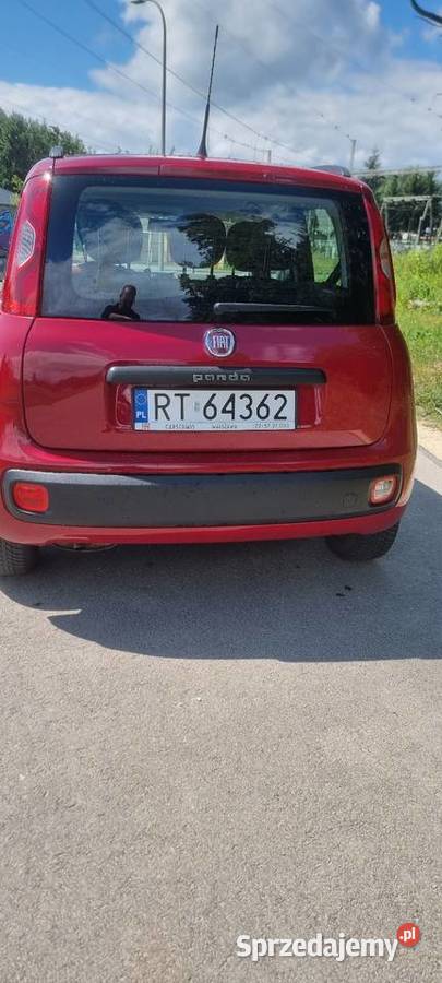 Fiat Panda czerwony