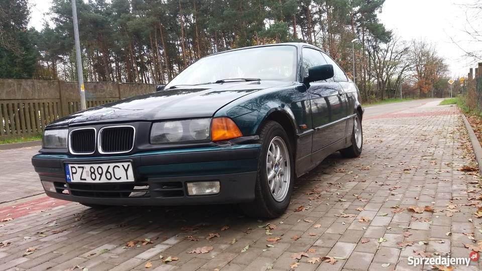 BMW E36 COUPE BENZLPG LADNE ALU CZARNA lubuskie Strzelce Krajeńskie