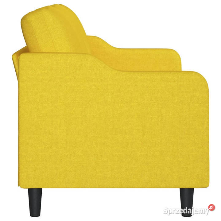 Sofa 3osobowa jasnożółta 180 tapicerowana Warszawa