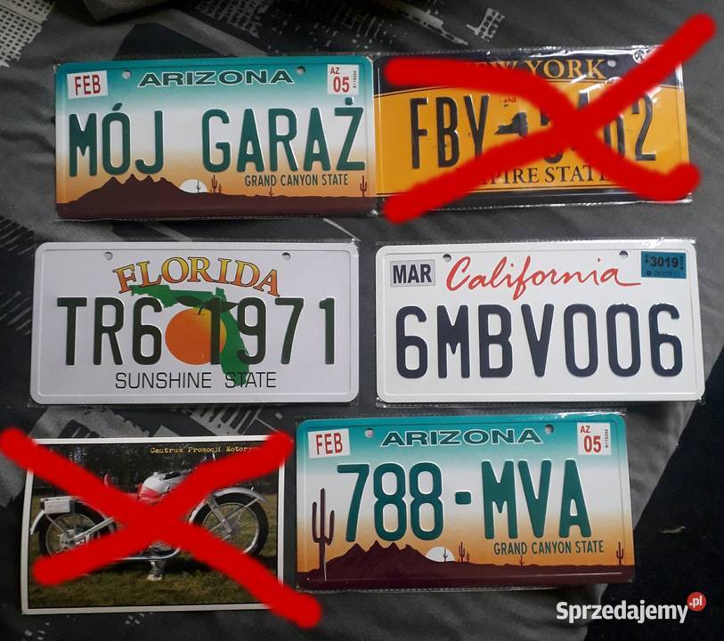 Ozdobne tablice rejestracyjne wielokolorowy Łódź