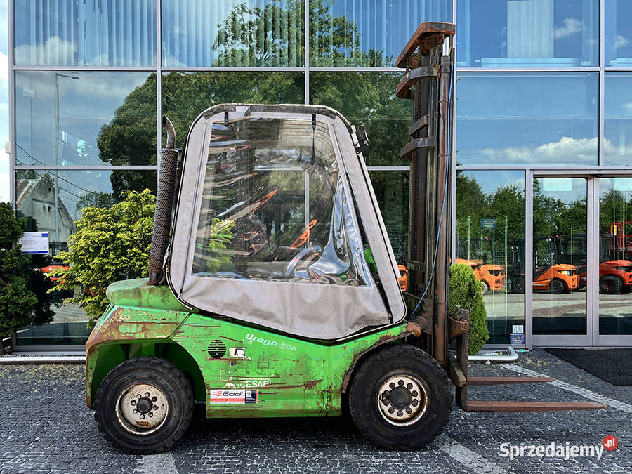 Wózek widłowy diesel Cesab DRAGO 500 5 t duplex Kęty