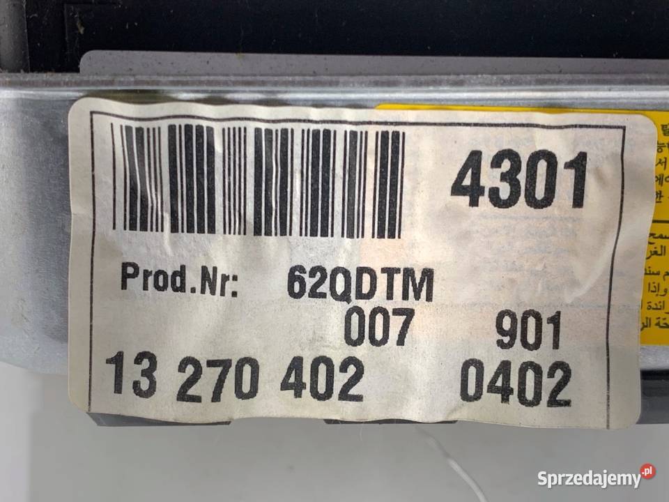 PODUSZKA POWIETRZNA KIEROWCY OPEL INSIGNIA A