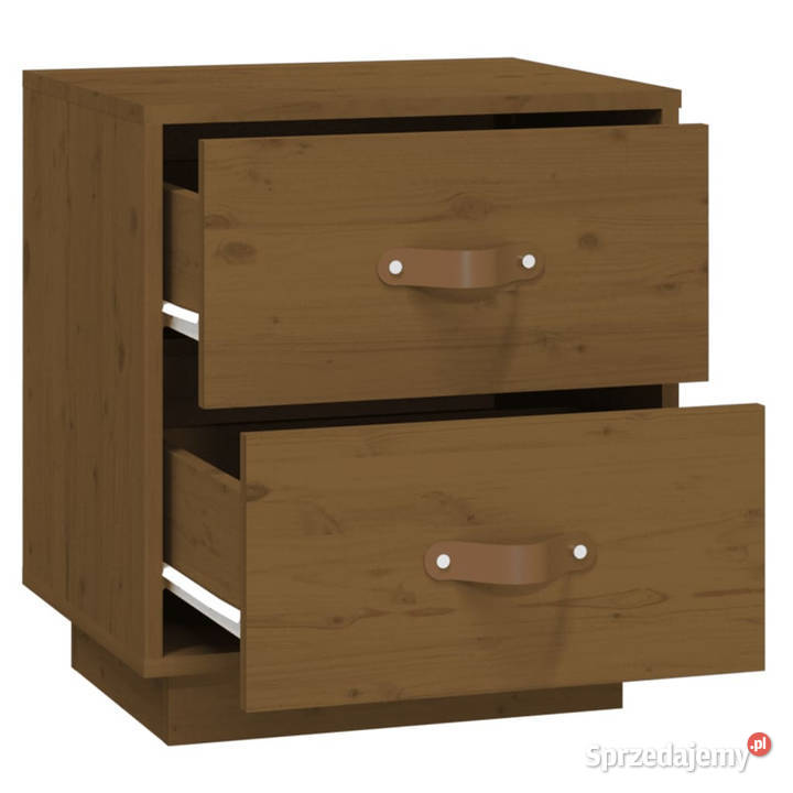 Szafka nocna miodowy brąz 40x34x45 drewno Meble Warszawa