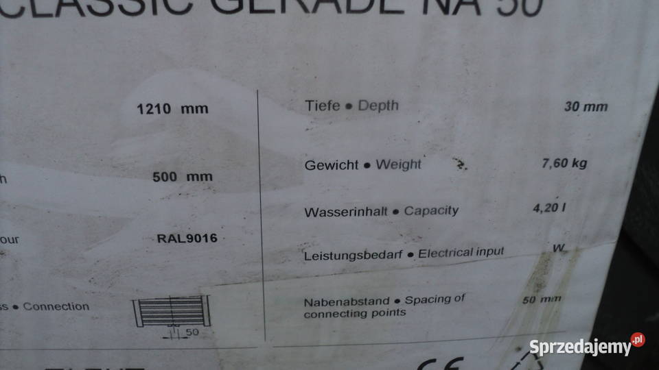 Grzejnik łazienkowyCosmo Classic NA 50 Nowy Bydgoszcz sprzedam