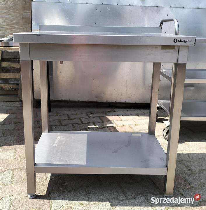 Stół gastronomiczny 80x60x85 z półką sprzedam