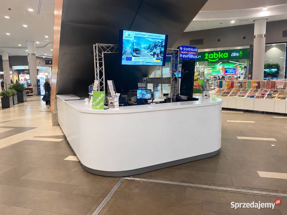 wyspa handlowa 14 m kw sprzedaz biletów Poznań