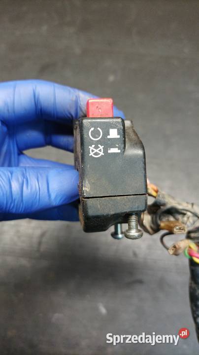 Włącznik starter prawy gaszak killswitch części małopolskie Gołaczewy