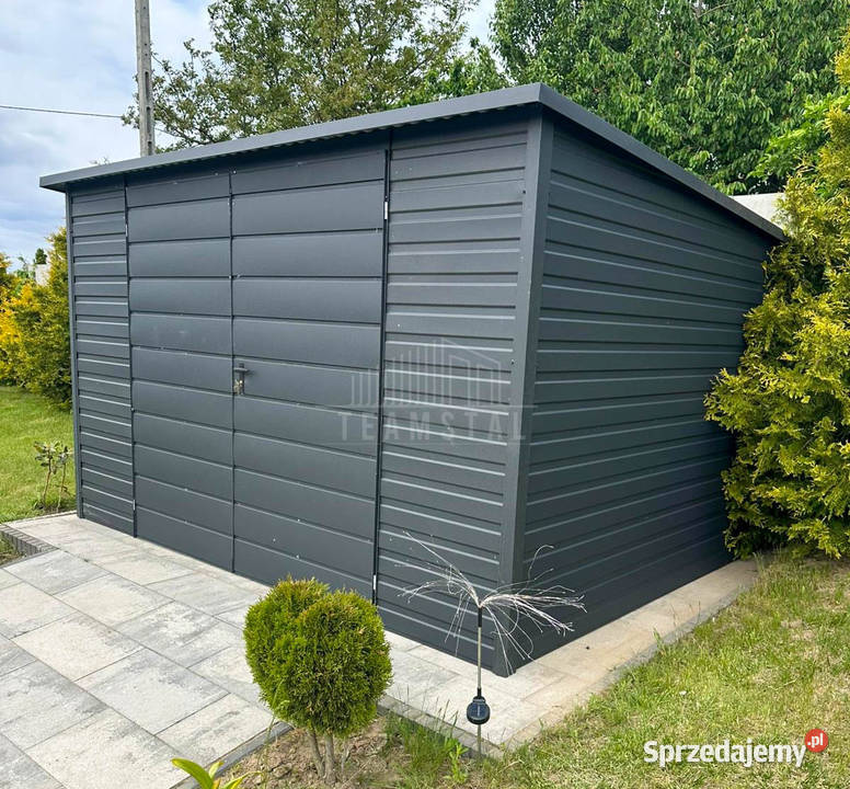 Schowek Domek ogrodowy 4x3 m brama dwuskrzydłowa Inowrocław