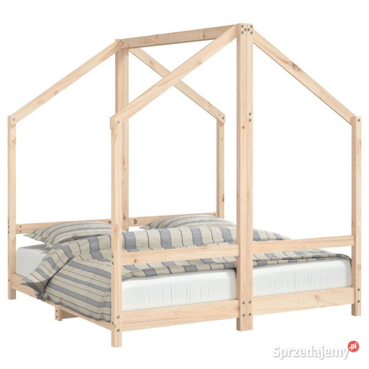 Rama łóżka dziecięcego 2x70x140 lite drewno Warszawa