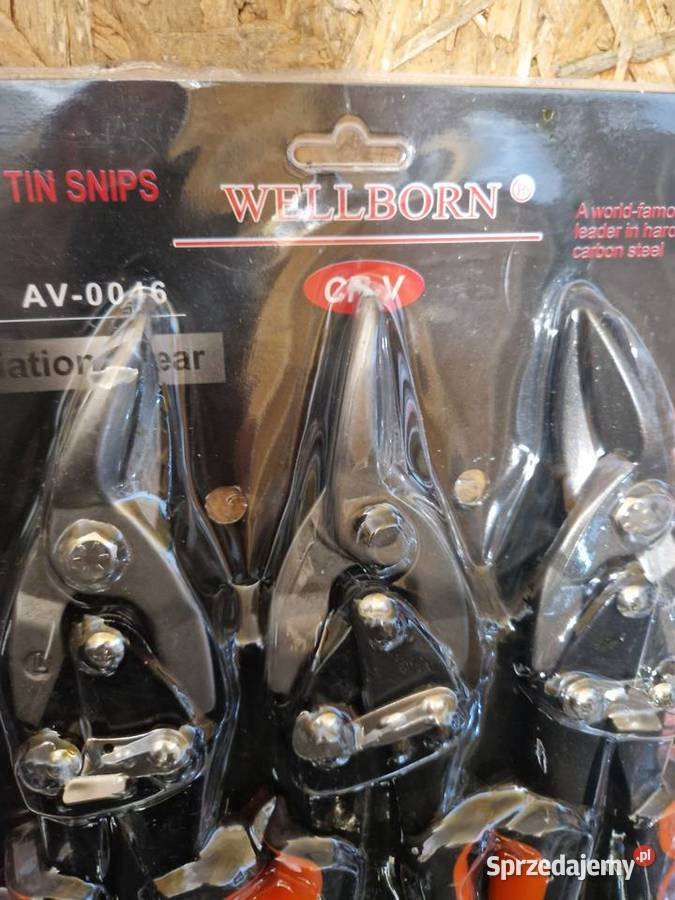 Nożyce do cięcia blachy 3 wellborn AV0046 crv sprzedam