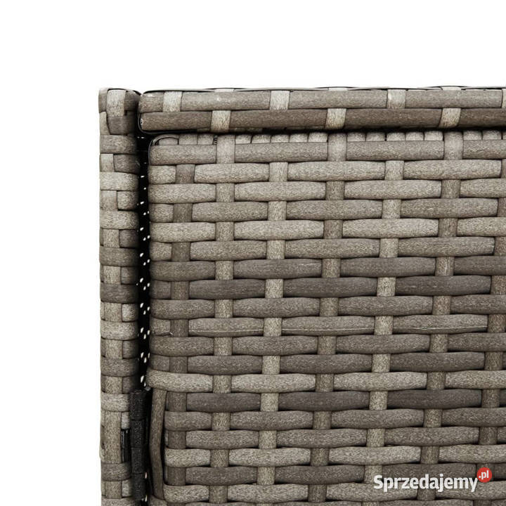 Szafka ogrodowa szara 83x45x76 polirattan Warszawa