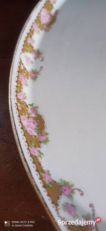 Patera drobne różane bukiety Epiag Porcelana i szkło pomorskie