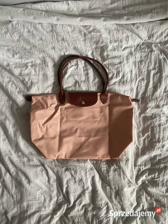 Torba pastelowo różowa longchamp L Do ręki  mazowieckie Warszawa