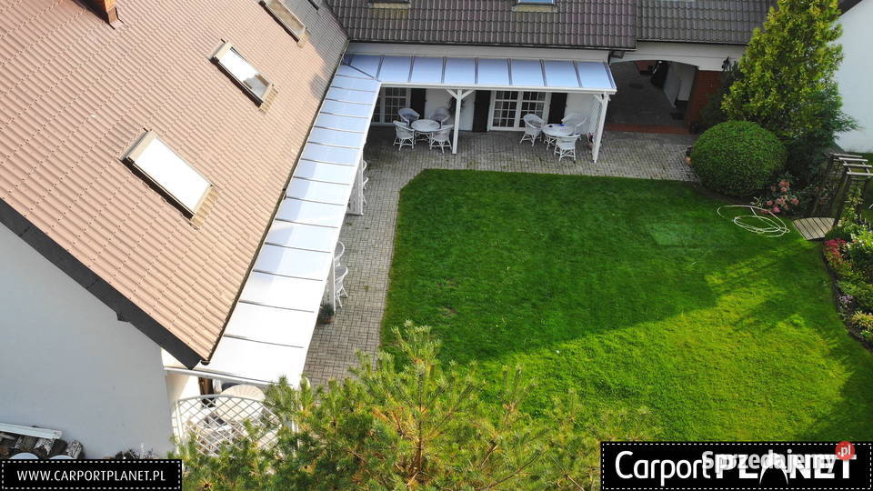 Zadaszenie tarasu wykonane z drewna klejonego na opolskie Opole sprzedam