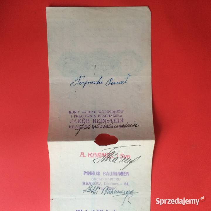 1527 Weksel Wystawiony W Krakowie 24 Szczecin